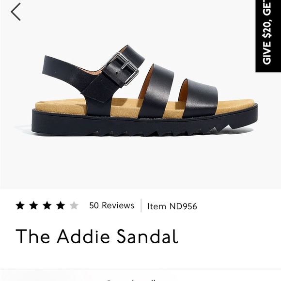 MADEWELL “The Addie Sandal” size 8 - Picture 4 of 9